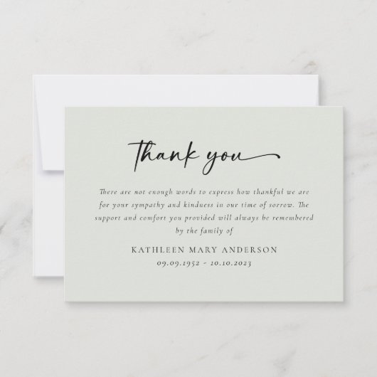 Eenvoudige scriptfunctie bedankkaart (Voorkant)