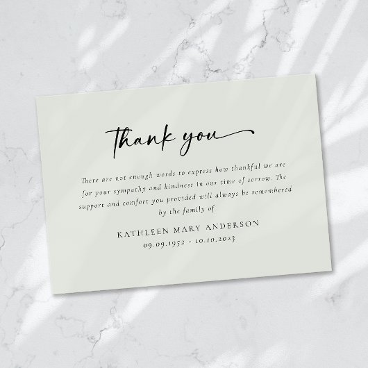 Eenvoudige scriptfunctie bedankkaart