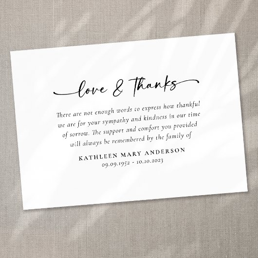 Eenvoudige scriptfunctie bedankkaart