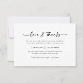 Eenvoudige scriptfunctie bedankkaart (Voorkant)