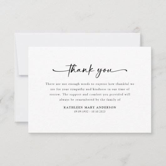 Eenvoudige scriptfunctie bedankkaart (Voorkant)