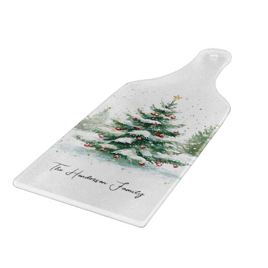 Eenvoudige scriptkerststructuur voor Waterverf Snijplank (Hoek)