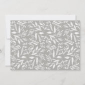 Eenvoudige scripttypografie | Fotorepesitief diner Kaart (Achterkant)