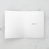 Eenvoudige Scripty Foto Dankkaart Kaart (Binnen)