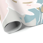 Eenvoudige seamless pattern of hand drawn gouache cadeaupapier (Rol Hoek)