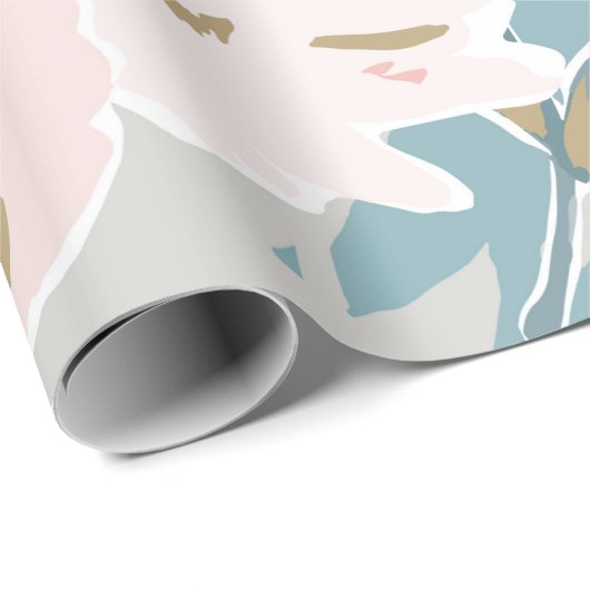 Eenvoudige seamless pattern of hand drawn gouache cadeaupapier (Rol Hoek)