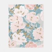 Eenvoudige seamless pattern of hand drawn gouache fleece deken (Voorkant)