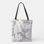 Eenvoudige seamless pattern of hand drawn gouache  tote bag (Achterkant)