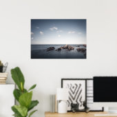 Eenvoudige Seascape Poster (Thuiskantoor)