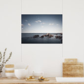 Eenvoudige Seascape Poster (Keuken)