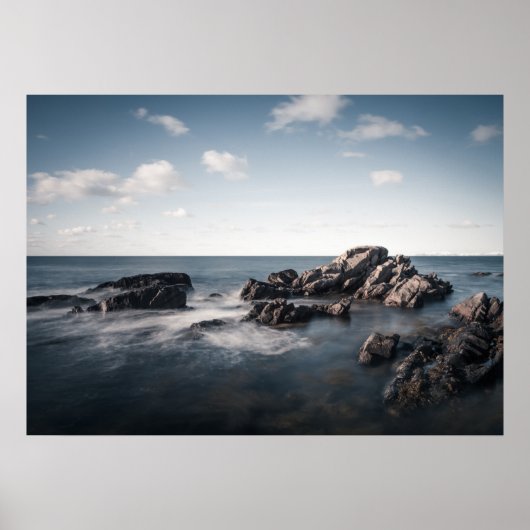 Eenvoudige Seascapfoto Poster (Voorkant)