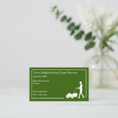 Eenvoudige service in het kader van het nabuurscha visitekaartje (Staand voorkant)