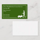 Eenvoudige service in het kader van het nabuurscha visitekaartje (Voorkant / Achterkant)