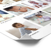 Eenvoudige Sesamstraat Een jaar van 12 maanden Poster (Hoek)