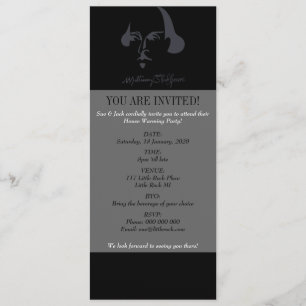 Eenvoudige Shakespeare met handtekening Kaart