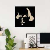 Eenvoudige Shakespeare Poster (Thuiskantoor)