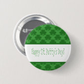 Eenvoudige Shamrocks-Button Ronde Button 5,7 Cm (Voorkant /achterkant)
