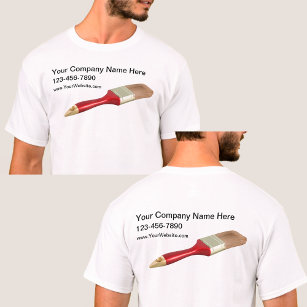 Eenvoudige Shirten van de Werknemer van de schilde T-shirt