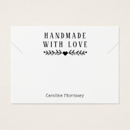 Eenvoudige Sieraden Ketting Display Paarse Kaart