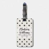 Eenvoudige signaleringsstap drie bagagelabel (Achterkant verticaal)