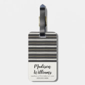 Eenvoudige signaleringsstap twee bagagelabel (Achterkant verticaal)