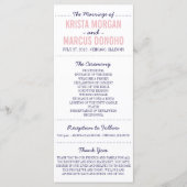 Eenvoudige Silhouetten Programma Rack Kaart (Voorkant)