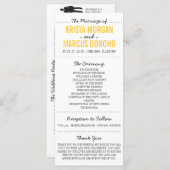 Eenvoudige Silhouetten Programma Rack Kaart-30 Programmakaart (Voorkant / Achterkant)