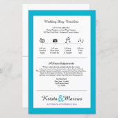 Eenvoudige Silhouettes Weddenschap tijdlijn ventil (Voorkant / Achterkant)