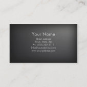 Eenvoudige Silver Speech Language Patholoog Card Visitekaartje (Achterkant)