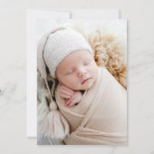 Eenvoudige SIP & SEE Baby shower Uitnodiging (Achterkant)