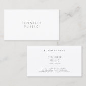 Eenvoudige Sjabloon elegant design, moderne profes Visitekaartje (Voorkant / Achterkant)