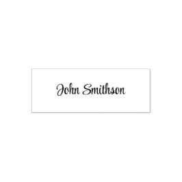 Eenvoudige Sjabloon handtekening script Zelfinktende Stempel