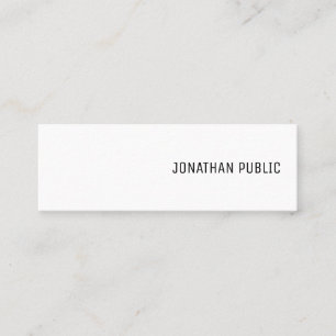 Eenvoudige Sjabloon Modern Elegant Minimalistisch Mini Visitekaartje
