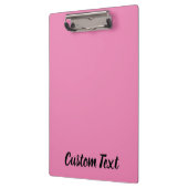 Eenvoudige Sjabloon roze en zwarte tekst Klembord (Links)
