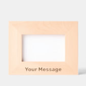 Eenvoudige Sjabloon Uw berichttekst toevoegen Gegraveerde Lijstjes (Voorkant)