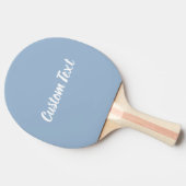 Eenvoudige Sjabloon van de Tekst van het Licht Bla Tafeltennisbatje (Zijkant)