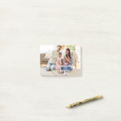 Eenvoudige sjabloon voor aangepaste foto's voor el post-it® notes (Op bureau)