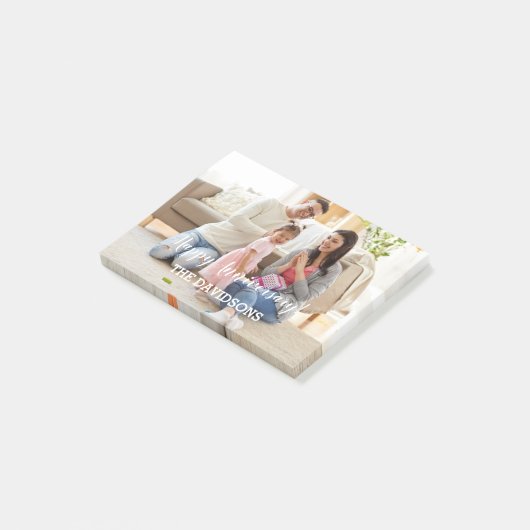 Eenvoudige sjabloon voor aangepaste foto's voor el post-it® notes (Schuin)