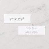 Eenvoudige Sjabloon voor handmatige handmatige scr Mini Visitekaartje (Voorkant / Achterkant)