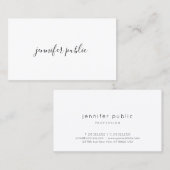 Eenvoudige Sjabloon voor handmatige handmatige scr Visitekaartje (Voorkant / Achterkant)