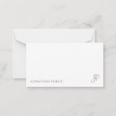 Eenvoudige Sjabloon voor persoonlijk handschrift (Achterkant)