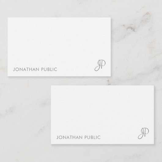 Eenvoudige Sjabloon voor persoonlijk handschrift (Voorkant / Achterkant)