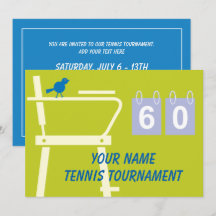 Eenvoudige sjabloon voor tennistoernooi