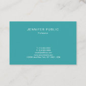 Eenvoudige Sjabloon voor trendkleuren in design — Visitekaartje (Achterkant)