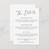 Eenvoudige Sjabloon voor zwarte-scriptweduwen (Voorkant / Achterkant)