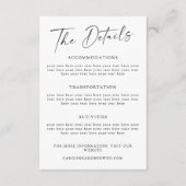 Eenvoudige Sjabloon voor zwarte-scriptweduwen (Voorkant)