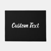 Eenvoudige Sjabloon zwart-wittekst Deurmat (Voorkant)