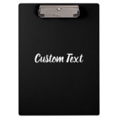 Eenvoudige Sjabloon zwart-wittekst Klembord (Voorkant)