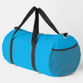 Eenvoudige Sky Blue Grote Duffel Tas Gedrukt D.Bag (Rechterhoek)