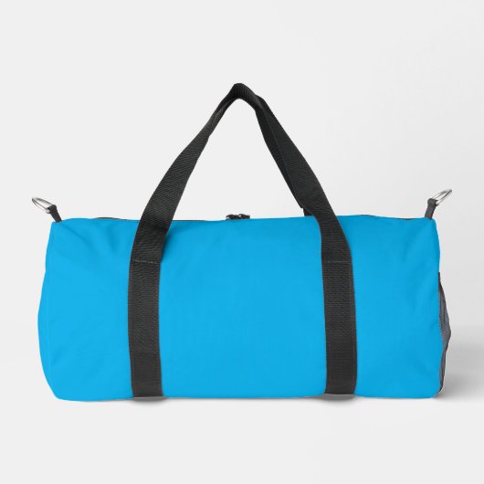 Eenvoudige Sky Blue Kleine Duffel Tas Gedrukt D.Ba (Voorkant)
